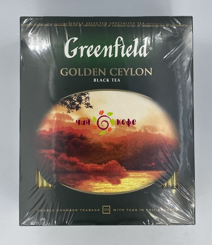 Гринфилд Голден Цейлон 100 пакетиков Greenfield Golden Ceylon