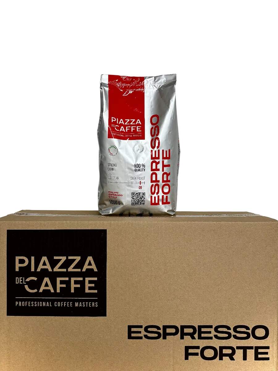 Пьяцца дель кафе Эспрессо форте зерно 1000г Piazza Del Cafe Espresso Forte