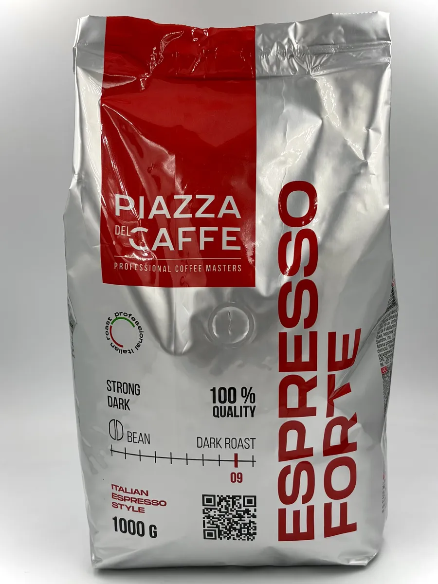 Пьяцца дель кафе Эспрессо форте зерно 1000г Piazza Del Cafe Espresso Forte 2